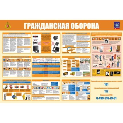 Стенд "Гражданская оборона"