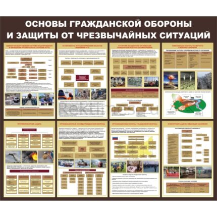 Стенд "Основы гражданской обороны и защиты от чрезвычайных ситуаций"
