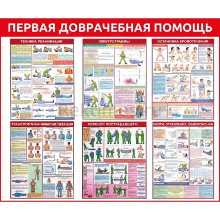 Стенд "Первая доврачебная помощь"